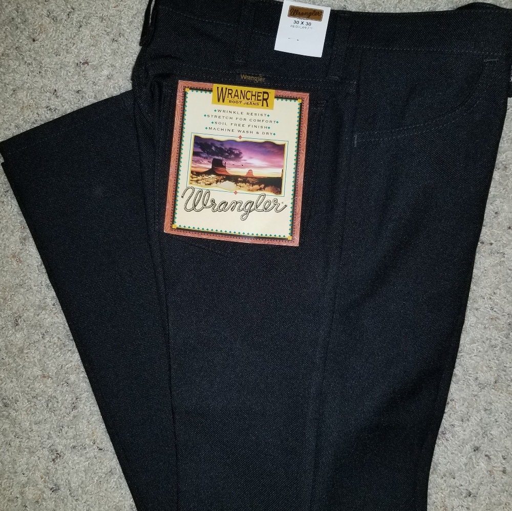 Wrangler Men’s Straight Jeans - Black